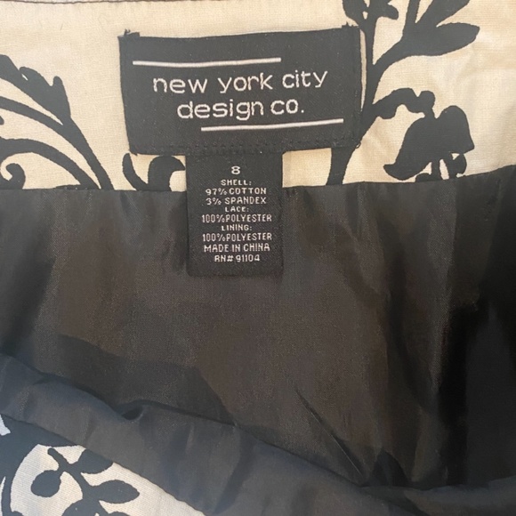 NY City Design Company floral skirt - size 8 - Worn once for Christmas Eve - Picture 3 of 3